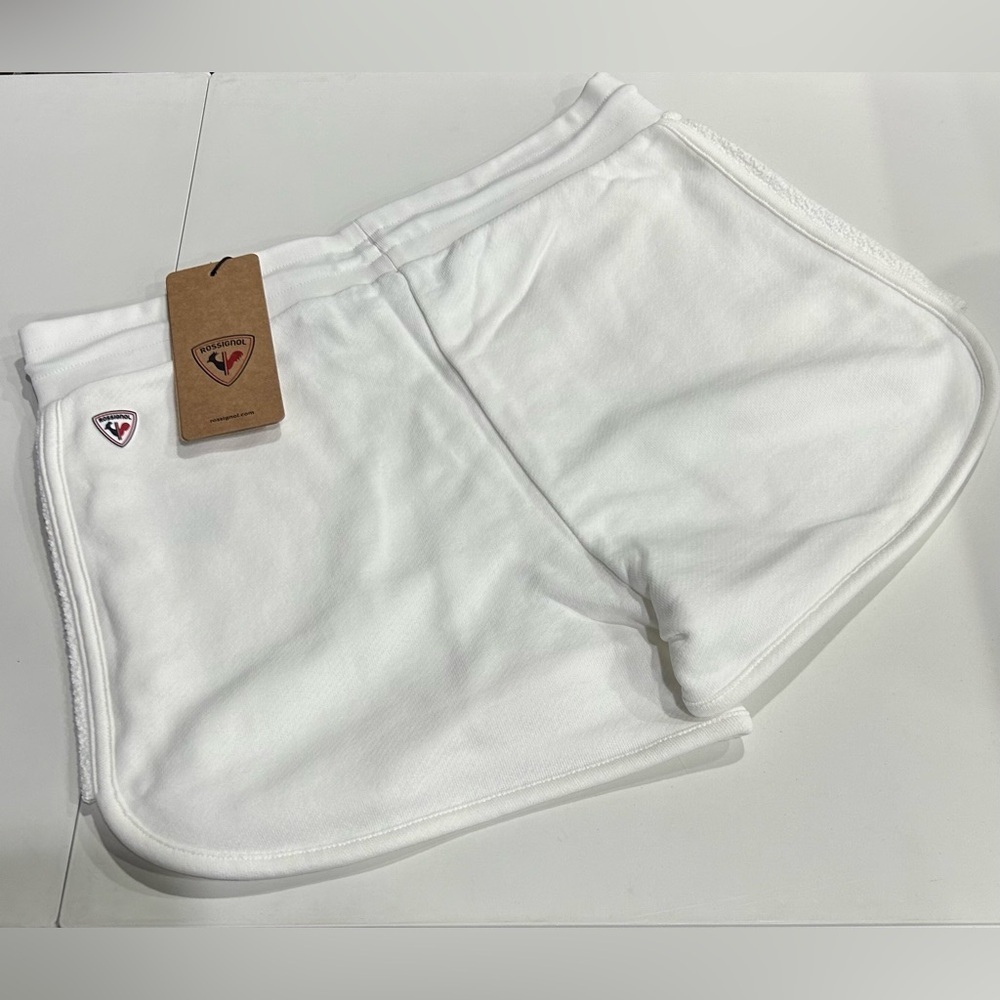 Rossignol Women’s Xl Rossi Shorts White Nwt Lightweight Cotton Fabric — image 8 of 8